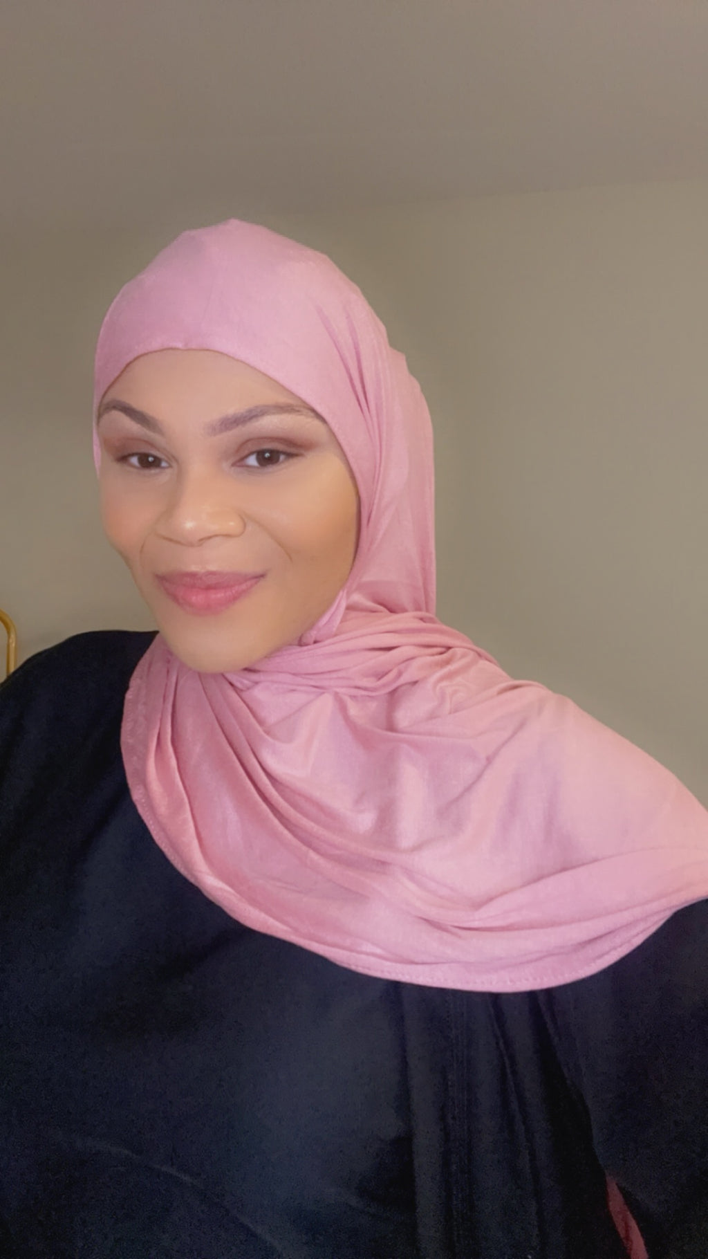Jersey Hijab-Rose Pink image 0