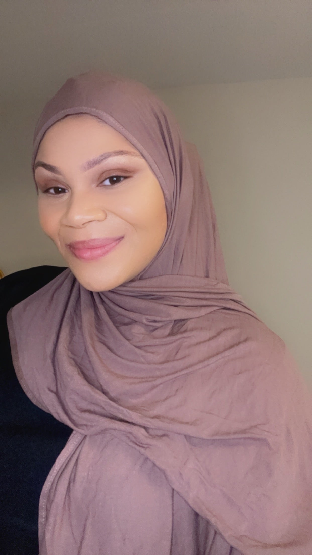Jersey Hijab-Desert Taupe image 0